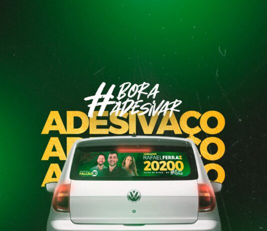 Adesivaço de Rafael Ferraz reunirá apoio no centro de Patos de Minas