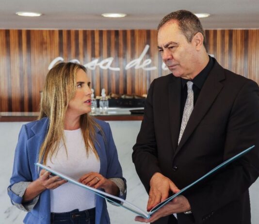 Fecomércio-DF apresenta detalhes do BSB Complexo Hospitalar à vice-governadora Celina Leão