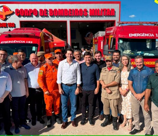 Vice-governador e prefeito inauguraram primeiro posto avançado dos Bombeiros no Entorno
