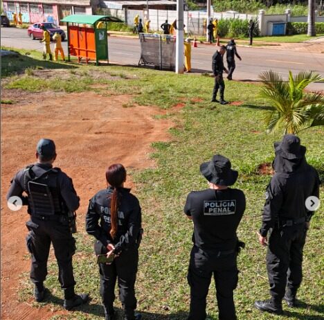 Valparaíso promove mutirão de limpeza com apoio de reeducandos da Polícia Penal