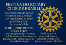 Toni Duarte encerra gestão marcada por ações sociais e passa comando a José Fernando Vilela no dia 27 de junho