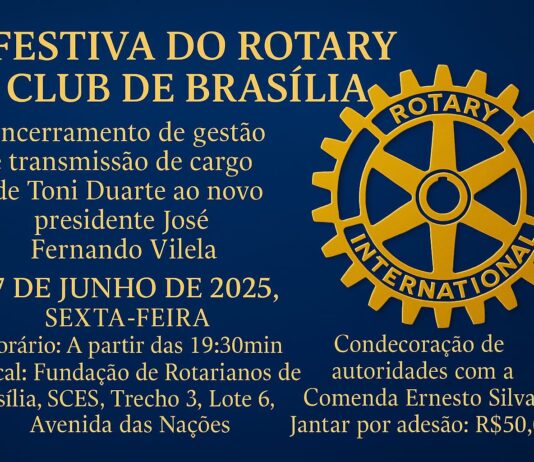 Toni Duarte encerra gestão marcada por ações sociais e passa comando a José Fernando Vilela no dia 27 de junho