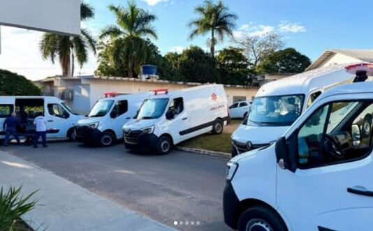 Cidade Ocidental reforça frota da saúde com novas ambulâncias e vans adaptadas