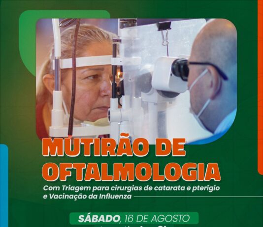 Mutirão de Oftalmologia em Novo Gama: cuide da sua visão neste sábado!