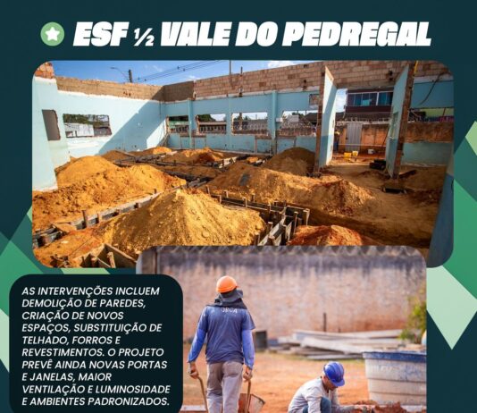 Reforma da ESF ½ Vale do Pedregal vai modernizar atendimento à comunidade