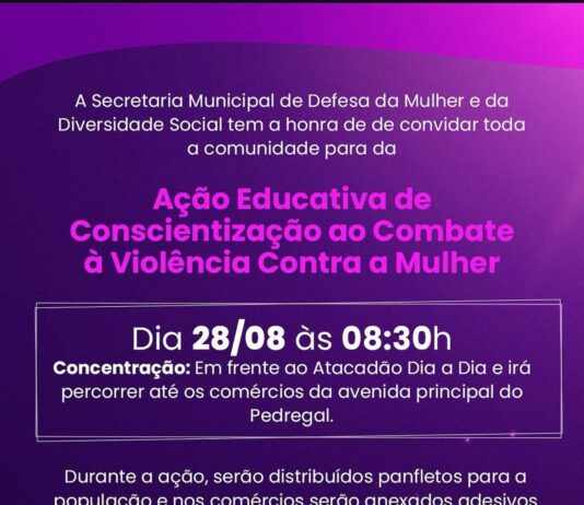 Novo Gama promove ação educativa contra a violência contra a mulher
