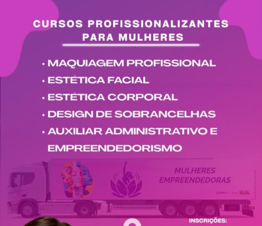 Cursos gratuitos promovem capacitação e autonomia para mulheres em Valparaíso de Goiás