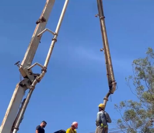 Novo Gama: Obras de concretagem da ponte que liga Pacaembú e Pedregal são iniciadas