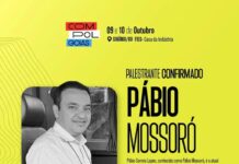 Pábio Mossoró leva experiência do Entorno ao COMPOL Goiás