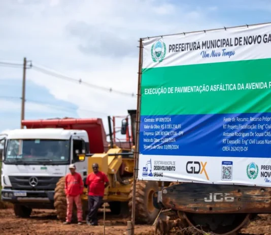 Novo Gama avança com pavimentação moderna no Setor de Chácaras Minas Gerais