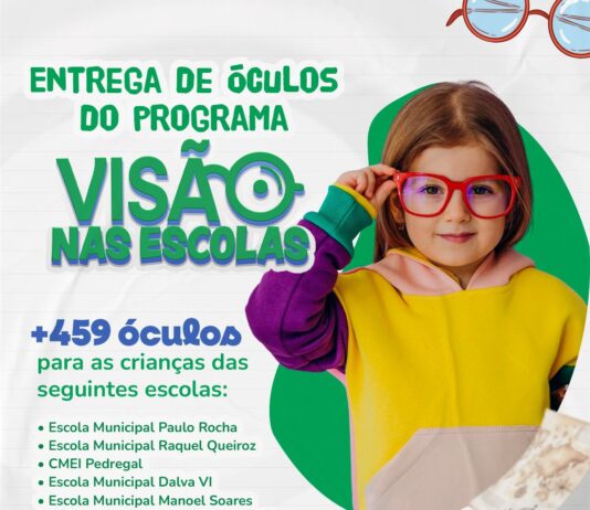 Novo Gama realiza entrega de óculos do Programa Visão nas Escolas