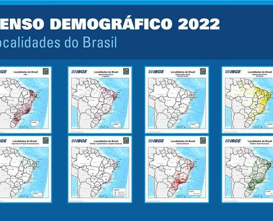 Censo 2022: IBGE atualiza mapa e Brasil registra 65 mil localidades a mais que em 2010