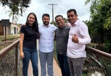 Prefeita Jéssica do Premium anuncia início de nova ponte com recursos de emenda do Senador Vanderlan