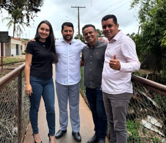Prefeita Jéssica do Premium anuncia início de nova ponte com recursos de emenda do Senador Vanderlan