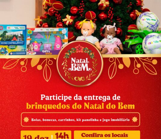 Natal do Bem leva entrega de brinquedos a crianças em quatro regiões de Novo Gama