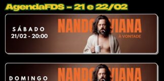 Nando Viana apresenta “À Vontade” no Aplausos Clube de Comédia em Brasília