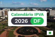 IPVA 2026 no DF inicia vencimentos para placas 1 e 2 nesta segunda-feira