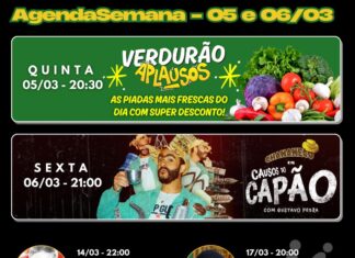 Aplausos agita Brasília com Agenda de Humor de 5 a 8 de Março