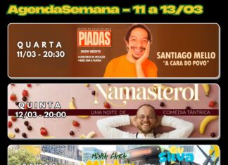 Partiu cultura? A agenda “Aplausos” tá On e você não pode ficar de fora!