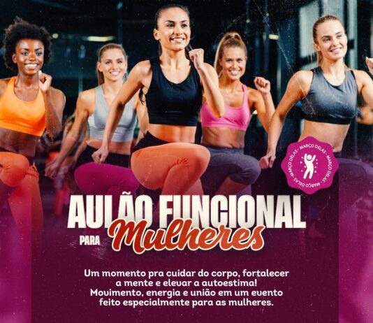Mulheres em Movimento: aulão funcional gratuito celebra Mês da Mulher com energia e união no Pedregal