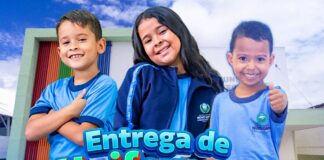 Prefeitura de Novo Gama entrega uniformes e kits escolares em três escolas municipais