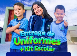 Prefeitura de Novo Gama entrega uniformes e kits escolares em três escolas municipais