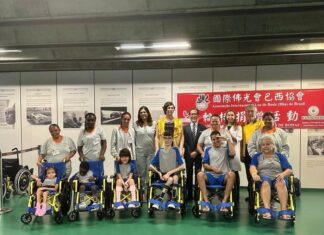 Taiwan e BLIA doam 100 Cadeiras de rodas ao Hospital Sarah em ato de solidariedade internacional