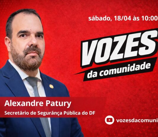 Programa Vozes da Comunidade destaca diálogo sobre segurança pública com sabatina ao secretário Alexandre Patury