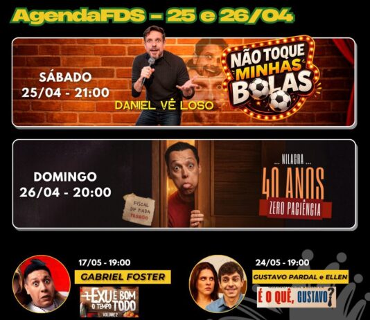 Daniel Vê Loso brilha em solo no Aplausos com “Não Toque Minhas Bolas”