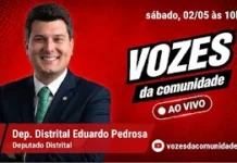 Deputado Eduardo Pedrosa é destaque no “Vozes da Comunidade” com foco em desafios do DF
