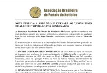 NOTA PÚBLICA: A ABBP NÃO SE CURVARÁ AO “JORNALISMO DE ALUGUEL” OPERADO POR CONDENADOS