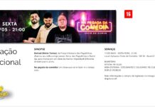 Aplausos Clube de Comédia recebe o espetáculo “Na Pegada da Comédia” com expoentes do humor nacional