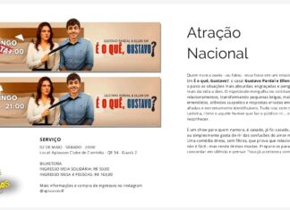 Os altos e baixos da vida a dois: Espetáculo “É o quê, Gustavo?” promete sessão dupla de humor no Guará
