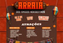Vai perder?? Arraiá dos Amigos Nordestinos começa hoje em Novo Gama com três dias de festa e tradição.
