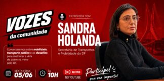 Vozes da Comunidade entrevista secretária de Transportes do DF nesta sexta-feira
