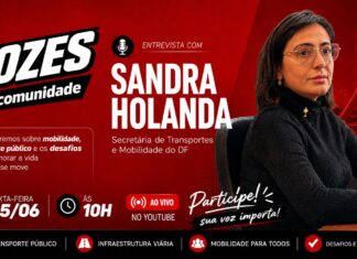 Vozes da Comunidade entrevista secretária de Transportes do DF nesta sexta-feira