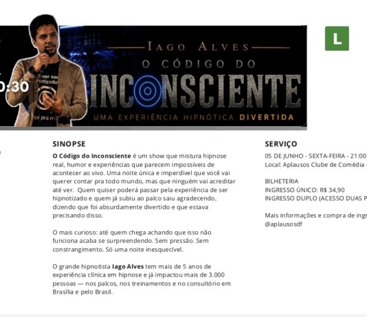 Decifrando a mente pelo riso: Espetáculo “O Código do Inconsciente” desmistifica a hipnose clássica em noite de entretenimento interativo