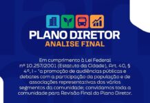 Prefeitura do Novo Gama convida população para revisão final do Plano Diretor em Audiências Públicas