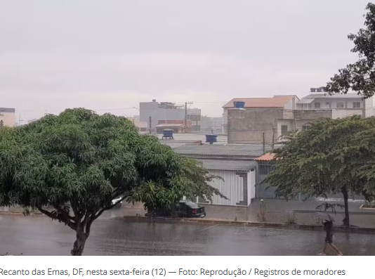 Chuva inédita em 12 de junho: DF registra pancadas históricas e Inmet alerta para novas tempestades no sábado