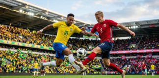 Brasil e Noruega se enfrentam neste domingo em duelo decisivo pelas oitavas da Copa do Mundo