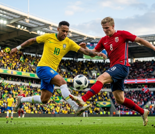 Brasil e Noruega se enfrentam neste domingo em duelo decisivo pelas oitavas da Copa do Mundo