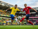 Brasil e Noruega se enfrentam neste domingo em duelo decisivo pelas oitavas da Copa do Mundo