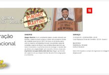 Magno Martins apresenta “A primeira vez que minha mãe morreu” no Aplausos Clube de Comédia