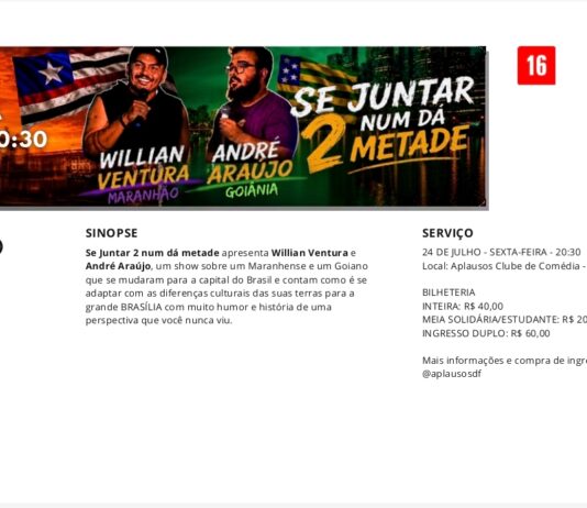 Se juntar 2 num dá metade: choque cultural e risadas garantidas no Aplausos Clube de Comédia