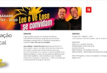 Léo e Vê Loso se convidam: uma noite de humor inédito e desventuras cotidianas no Guará