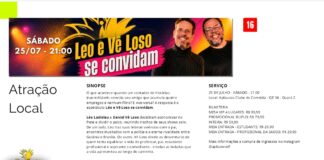 Léo e Vê Loso se convidam: uma noite de humor inédito e desventuras cotidianas no Guará