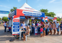 Tenda do programa Mais Saúde retorna ao Novo Gama com serviços gratuitos