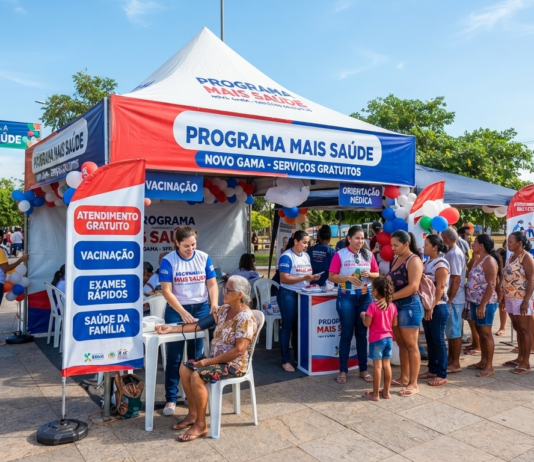 Tenda do programa Mais Saúde retorna ao Novo Gama com serviços gratuitos