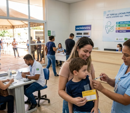 Saúde ao seu alcance: DF disponibiliza 51 pontos de vacinação neste sábado (25)