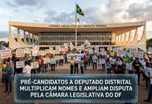 Pré-candidatos a deputado distrital multiplicam nomes e ampliam disputa pela Câmara Legislativa do DF